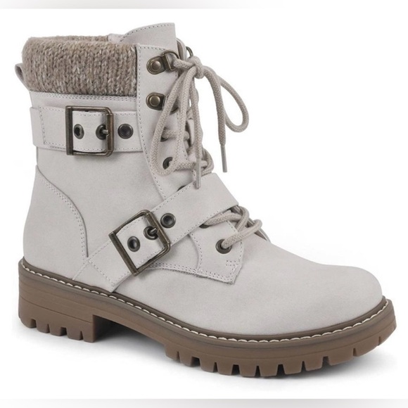 NEW Cliffs By White Mountain Women's Marlee Ankle Boot Winter White Size 11M - Picture 1 of 14
